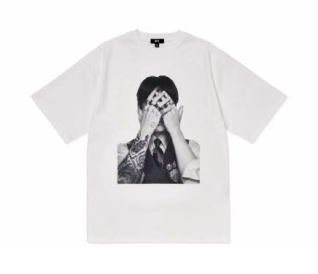 BTS アリラン 公式Tシャツ ジョングク JK グク 顔T Lサイズ ①