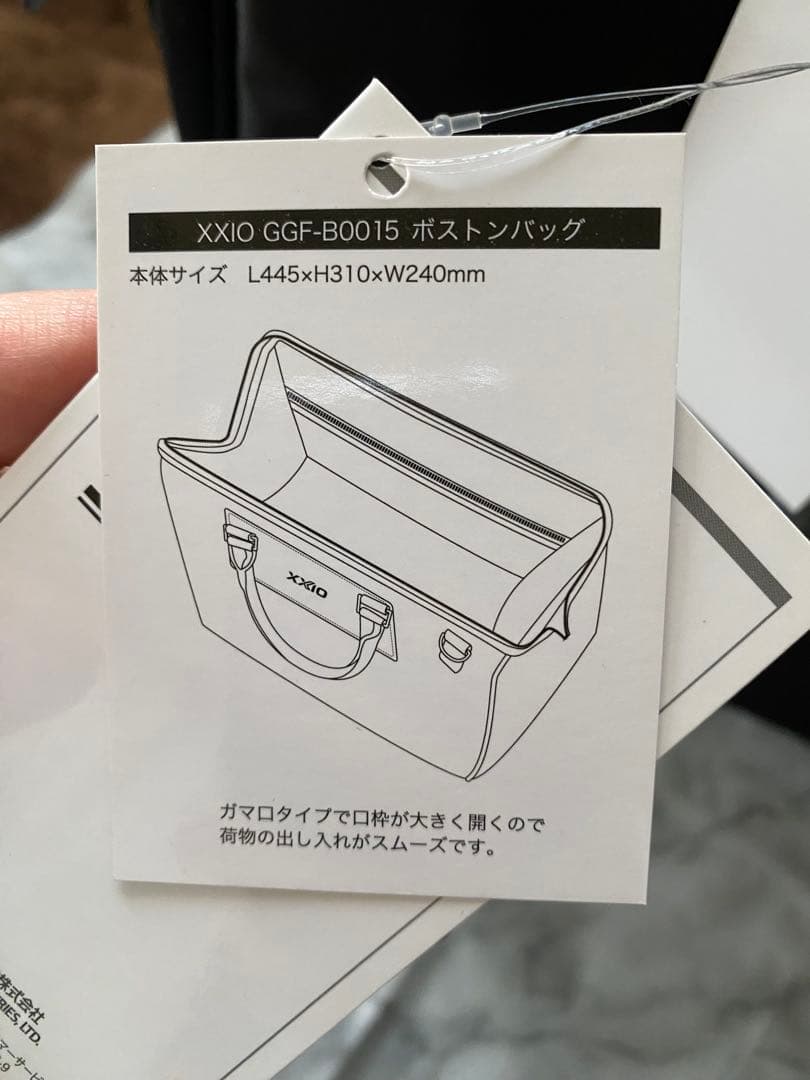 XXIO GGF-B0015 ポストンバッグ ブラック　ゼクシオ
