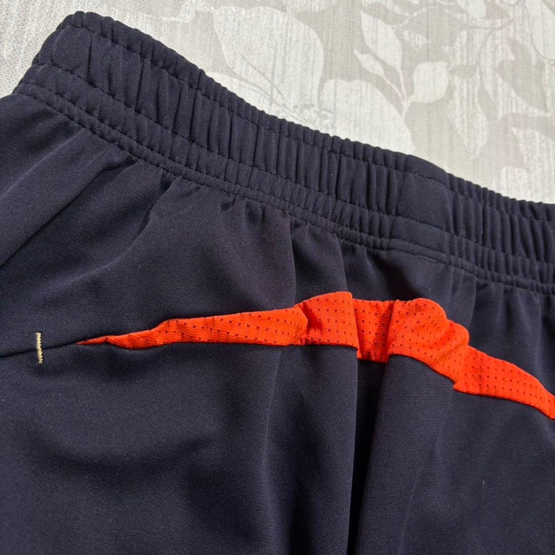asics トレーニングパンツ　ジャージ下（M）ネイビー系スポーツ　ロゴプリント