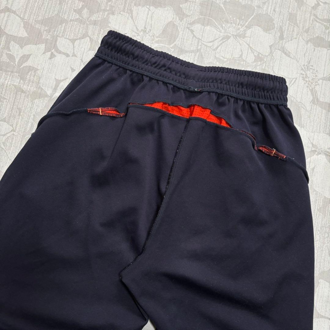 asics トレーニングパンツ　ジャージ下（M）ネイビー系スポーツ　ロゴプリント