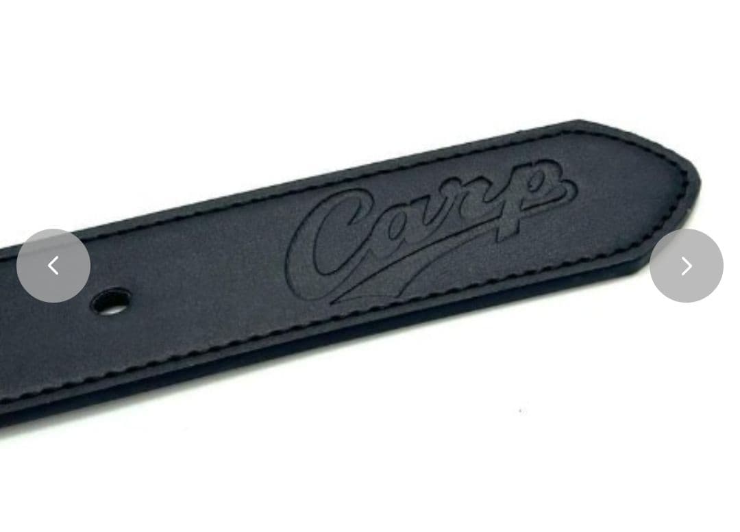 Carp　ロゴ入り　ベルト＆ネクタイセット　タイピン付