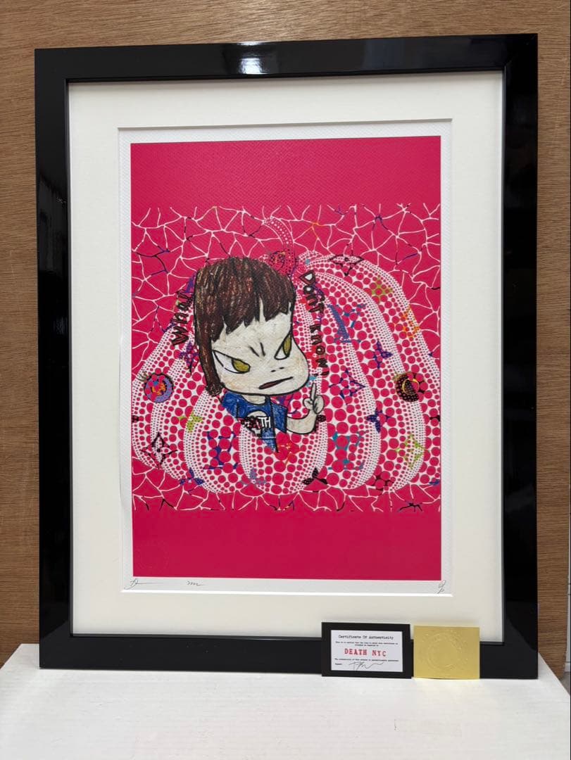 奈良美智、草間彌生 アートポスターコラボ 世界限定100枚 限定アート
