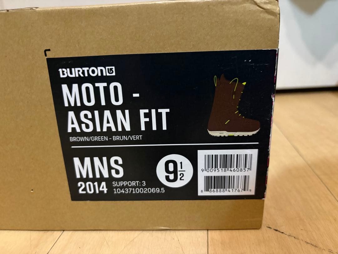 【美品】BURTON MOTO ASIAN FITブーツ