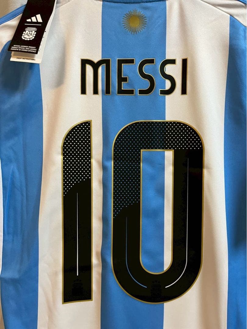【正規品】アルゼンチン代表2024 メッシ　ユニフォーム