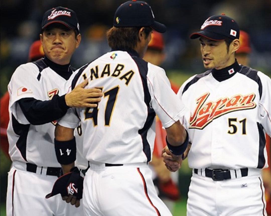 タグ付新品　2009WBC日本代表　稲葉篤紀選手ユニフォーム　世界連覇