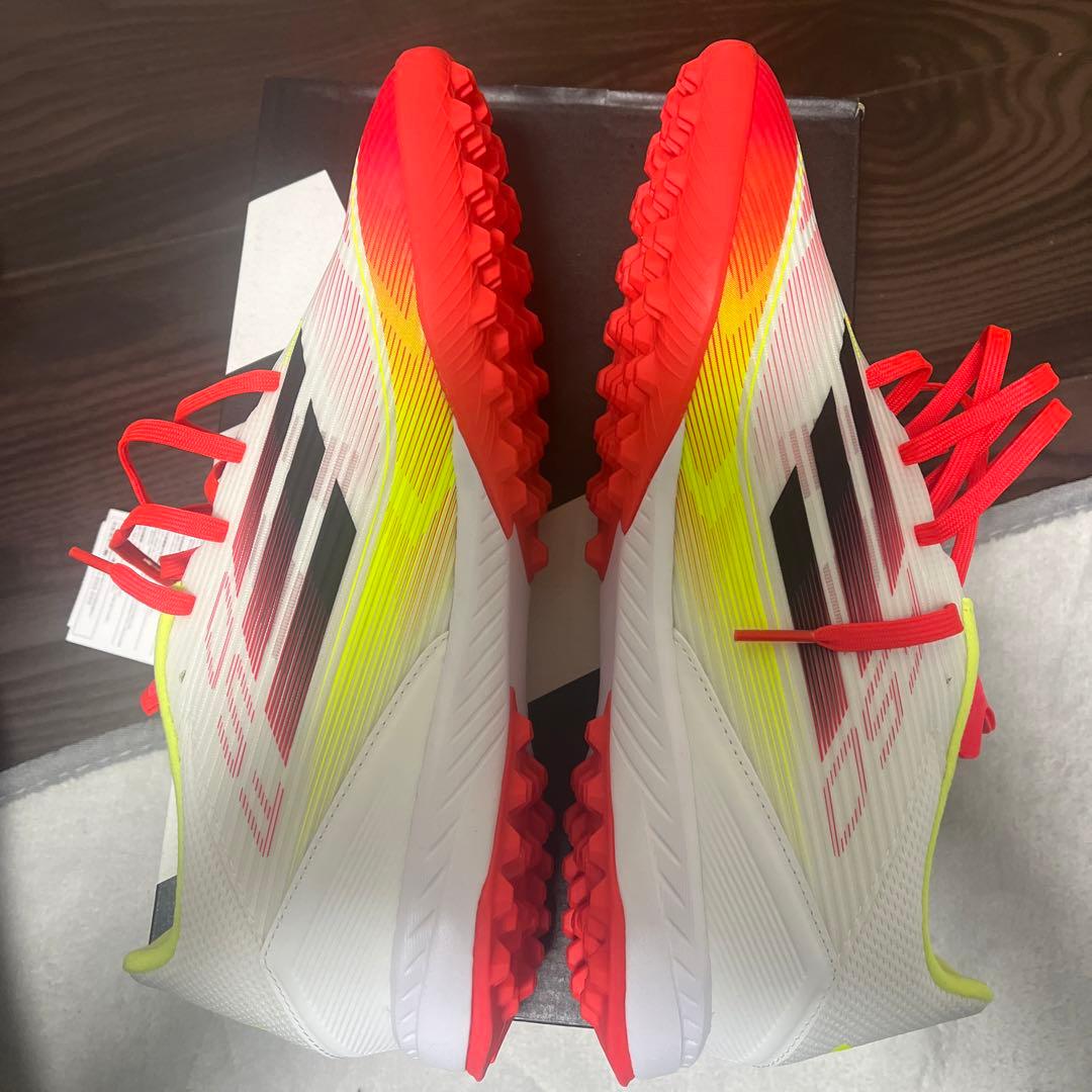 adidas F50 サッカーシューズ ホワイト/レッド/イエローサイズ27.0