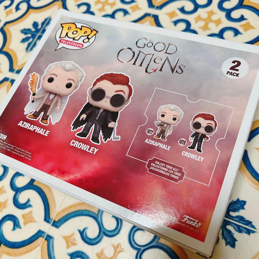 Funko POPグッド・オーメンズ アジラフェル＋クロウリーセット