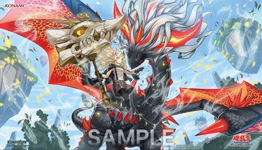 遊戯王　ランキングデュエル　プレイマット　黒き竜のエクレシア　スリーブ　セット