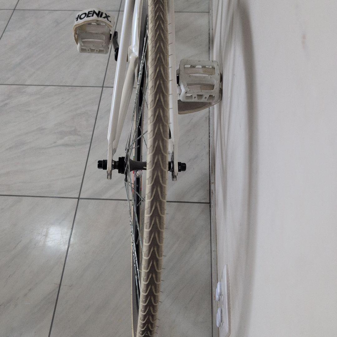 極美品Bianchi日本未発売ピストバイク自転車フレーム白トラックイタリア