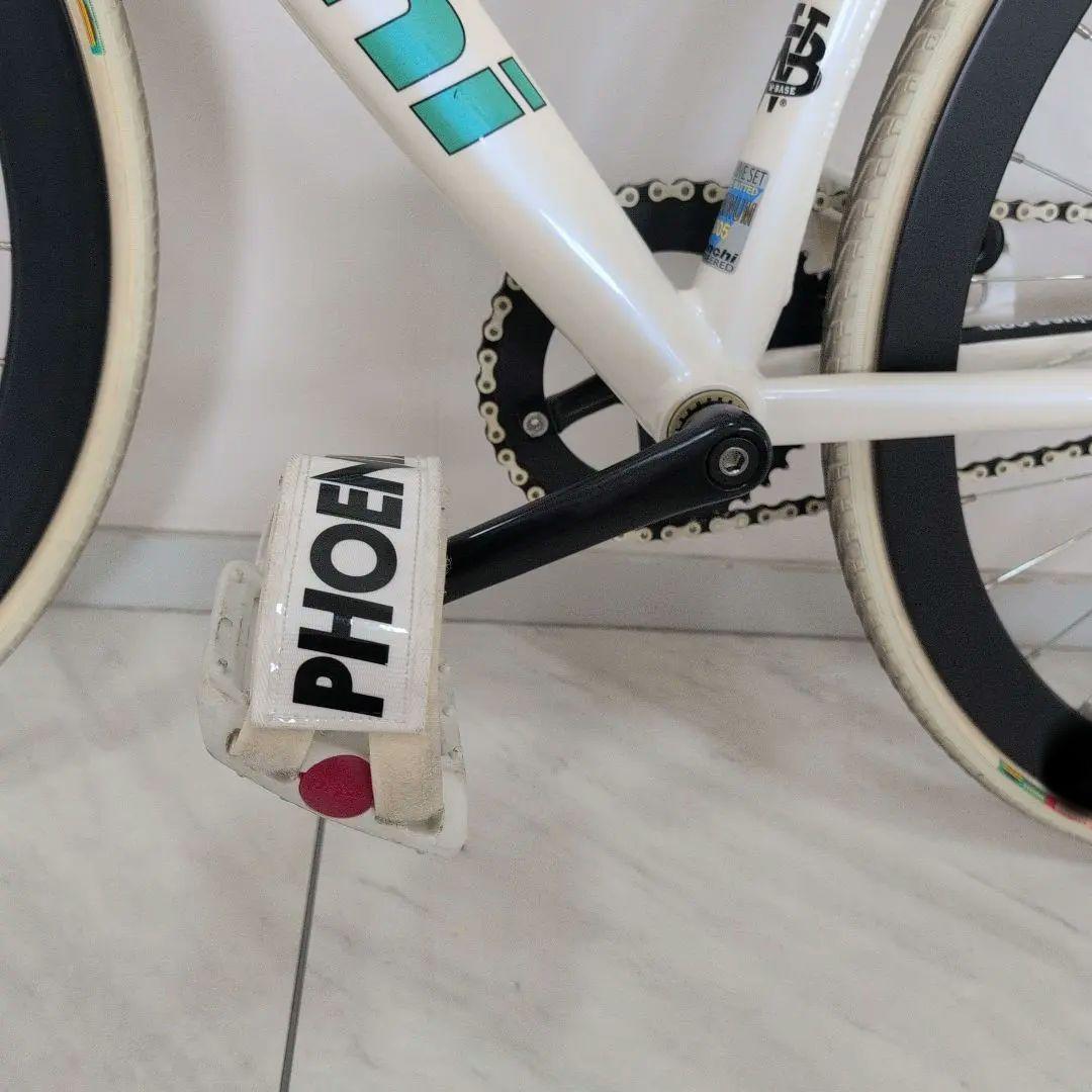 極美品Bianchi日本未発売ピストバイク自転車フレーム白トラックイタリア
