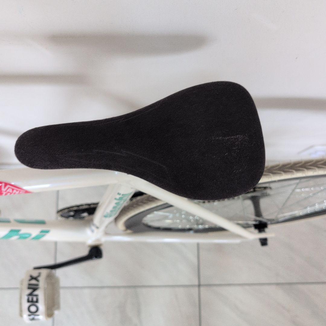 極美品Bianchi日本未発売ピストバイク自転車フレーム白トラックイタリア