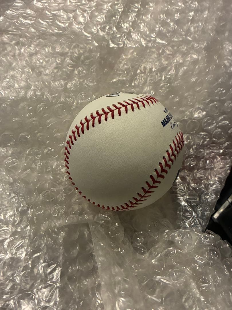 2018年MLBデビュー　大谷翔平　額縁付き直筆サインボール