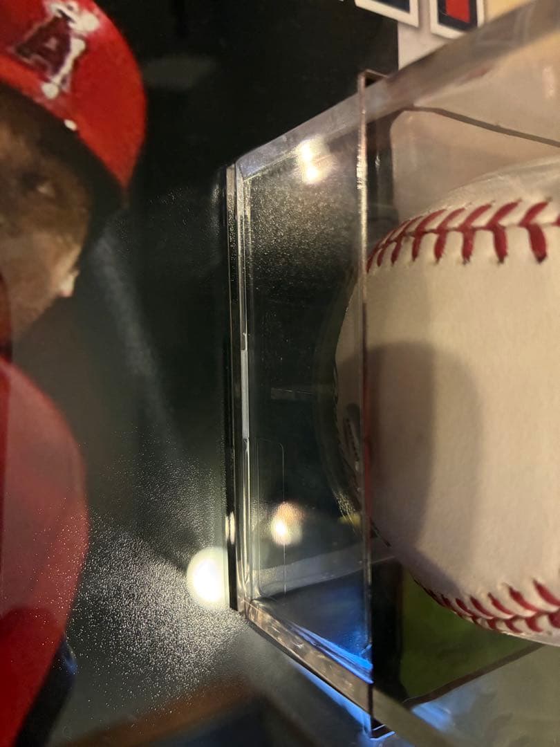 2018年MLBデビュー　大谷翔平　額縁付き直筆サインボール