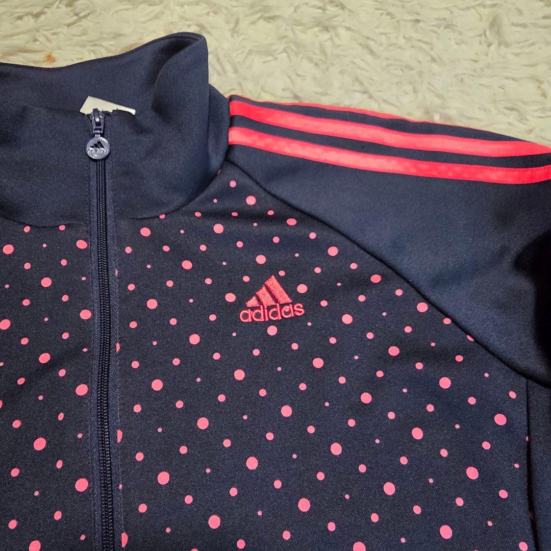 adidas アディダス トラックジャケット ピンク ドット柄 水玉 上下セット
