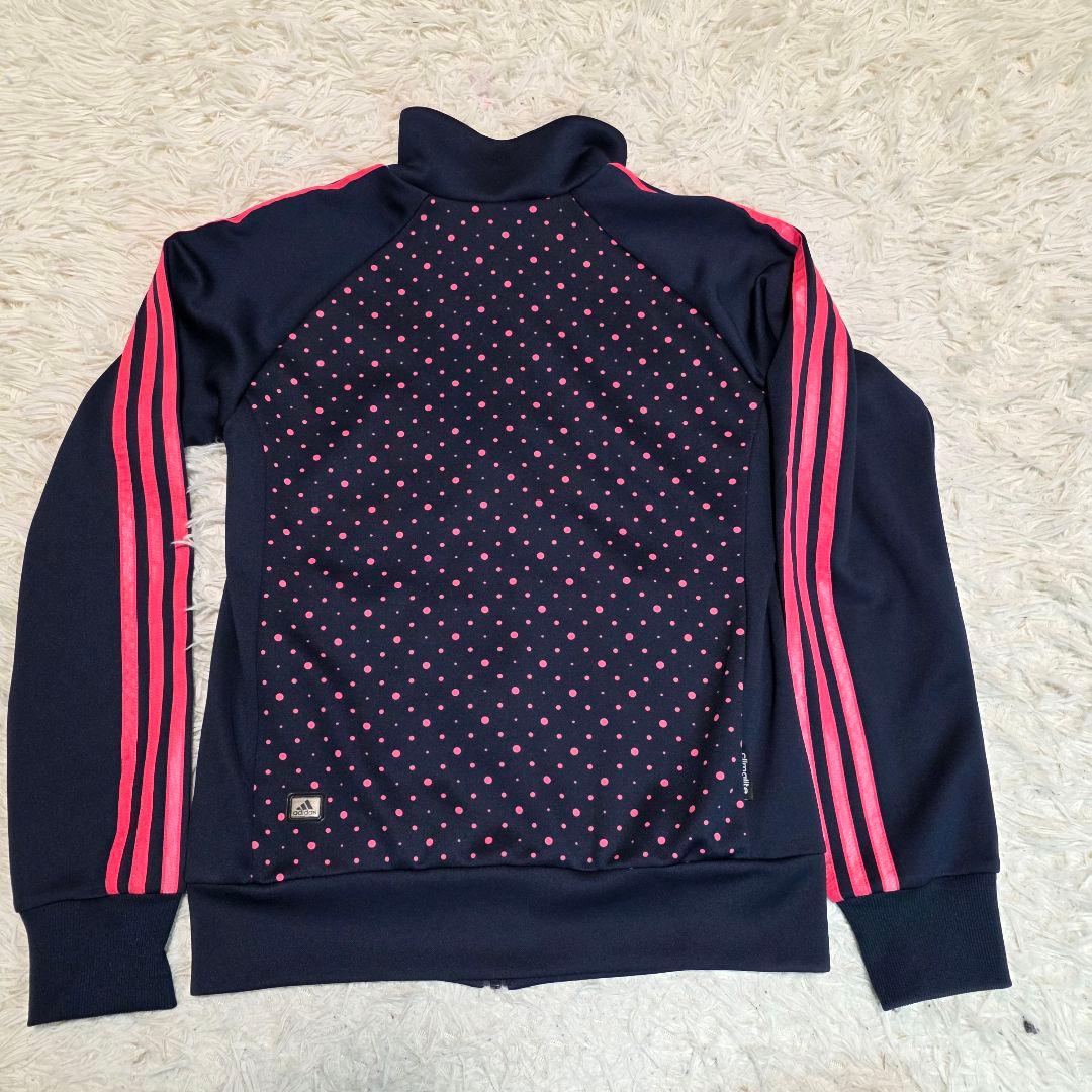 adidas アディダス トラックジャケット ピンク ドット柄 水玉 上下セット