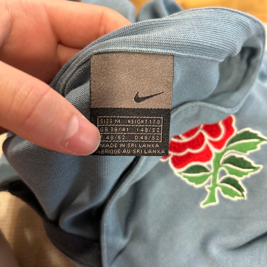 Nike ラグビーウェア Mサイズ エンブレム付き　イングランド