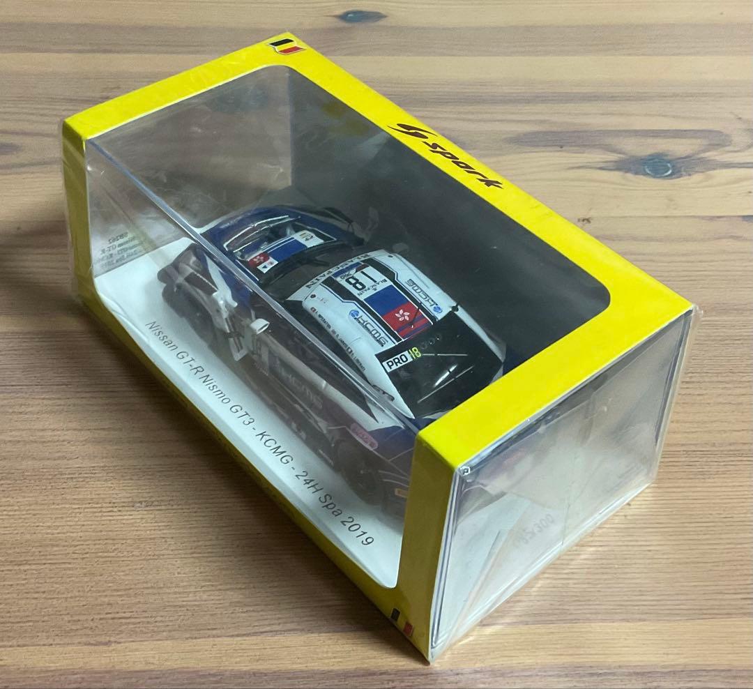 1/43 スパーク SB262 日産 GT-R GT3 SPA 24H 2019