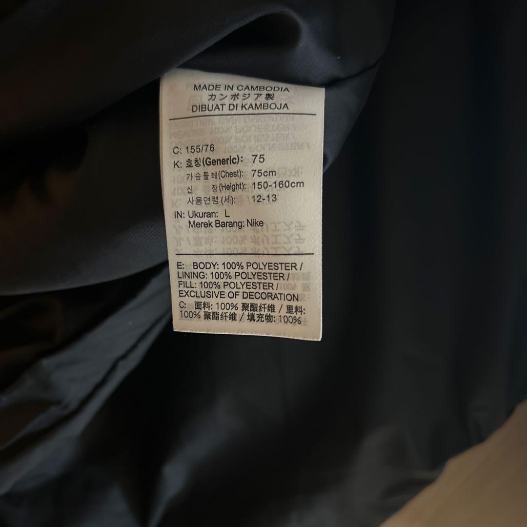 ベンチコート　ロングジャケット　NIKE 150 155 160 サッカー