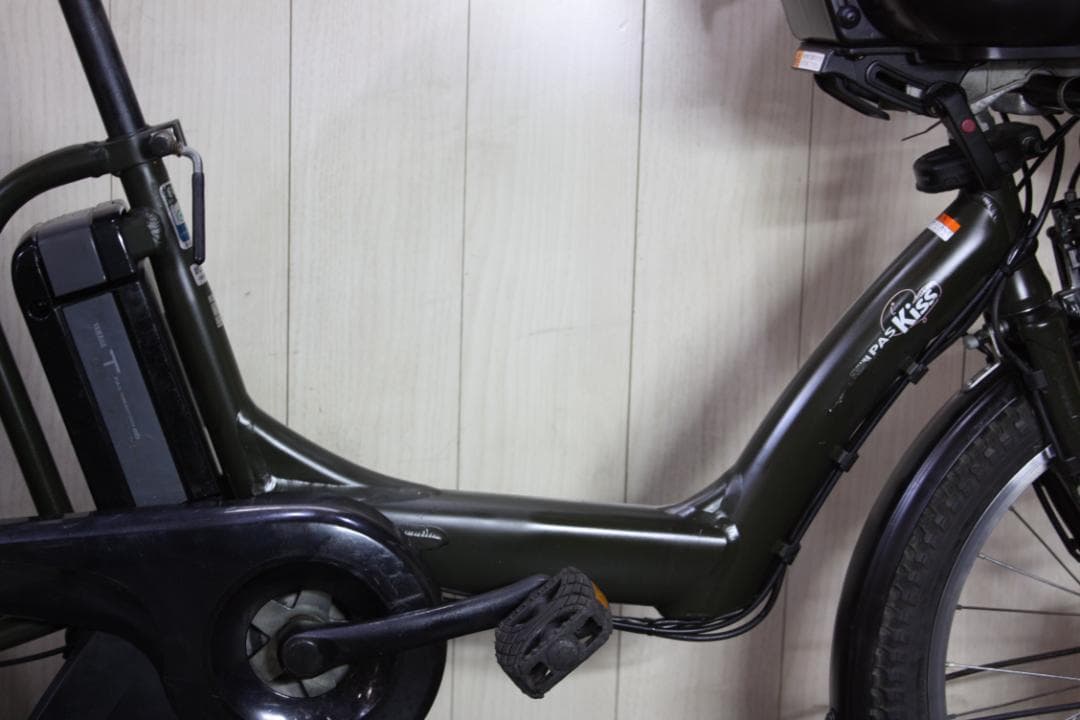 ヤマハPASKiss miniX863-1006 20型大容量8.1AH無光沢緑