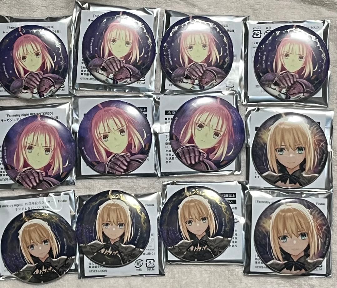 Fate/staynight コンサート 缶バッジ クリアカード