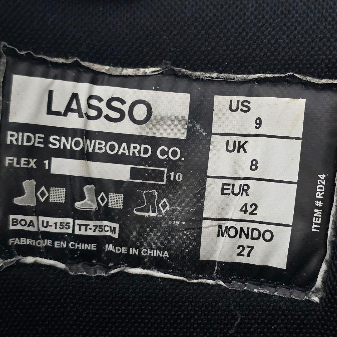 RIDE ライドスノーボードブーツ LASSO ラッソ 27.0㎝ 24-25