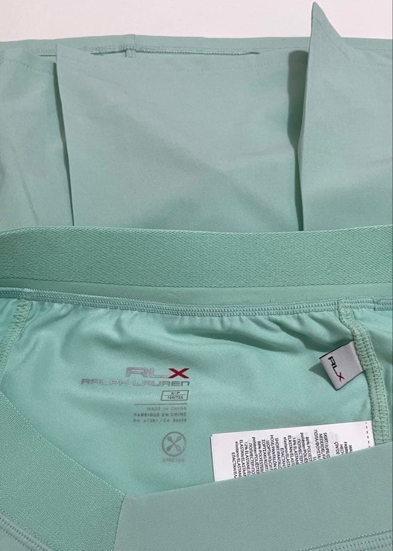 RLX Ralph Lauren プリーツスカート S ミントグリーン