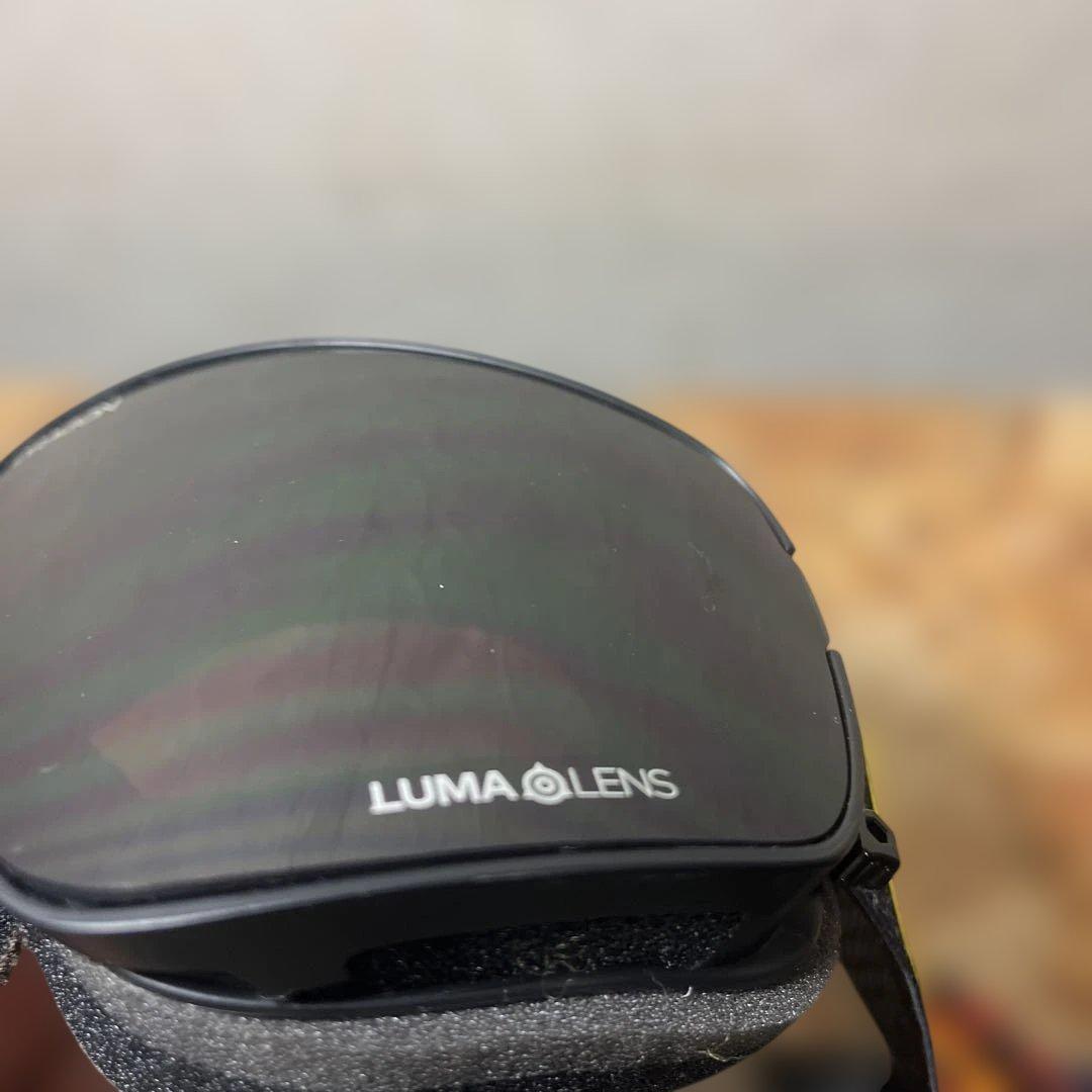 定価の半額以下！美品！dragon ブラックミラーレンズ！LUMA