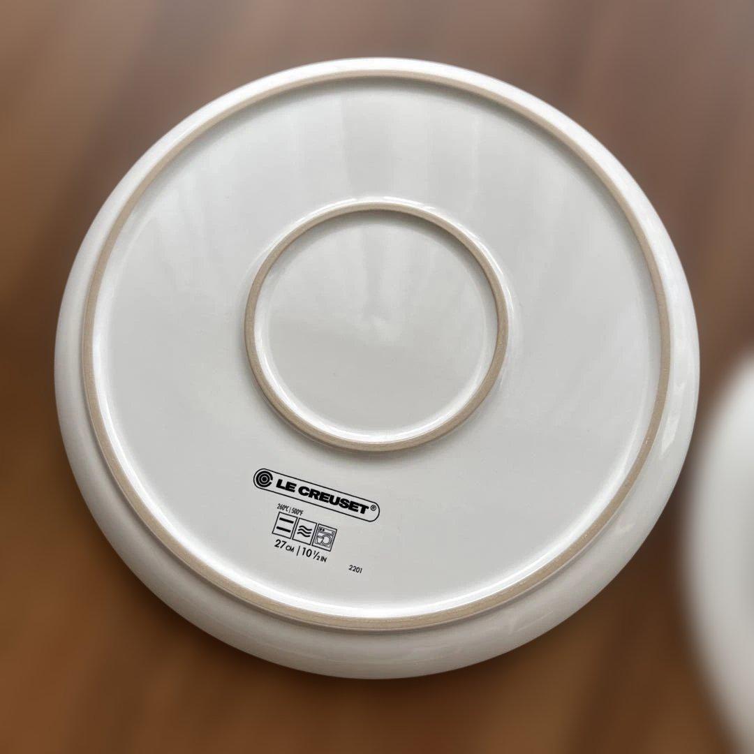 ルクルーゼ◇サンフラン ディナープレート 27cm 2枚LE CREUSET