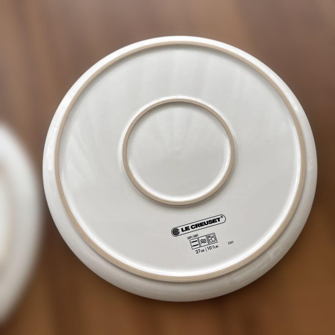 ルクルーゼ◇サンフラン ディナープレート 27cm 2枚LE CREUSET