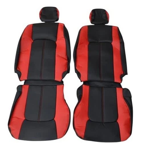 ホンダ N-VAN JJ1 / JJ2 AT車 シートカバー 赤黒パンチング