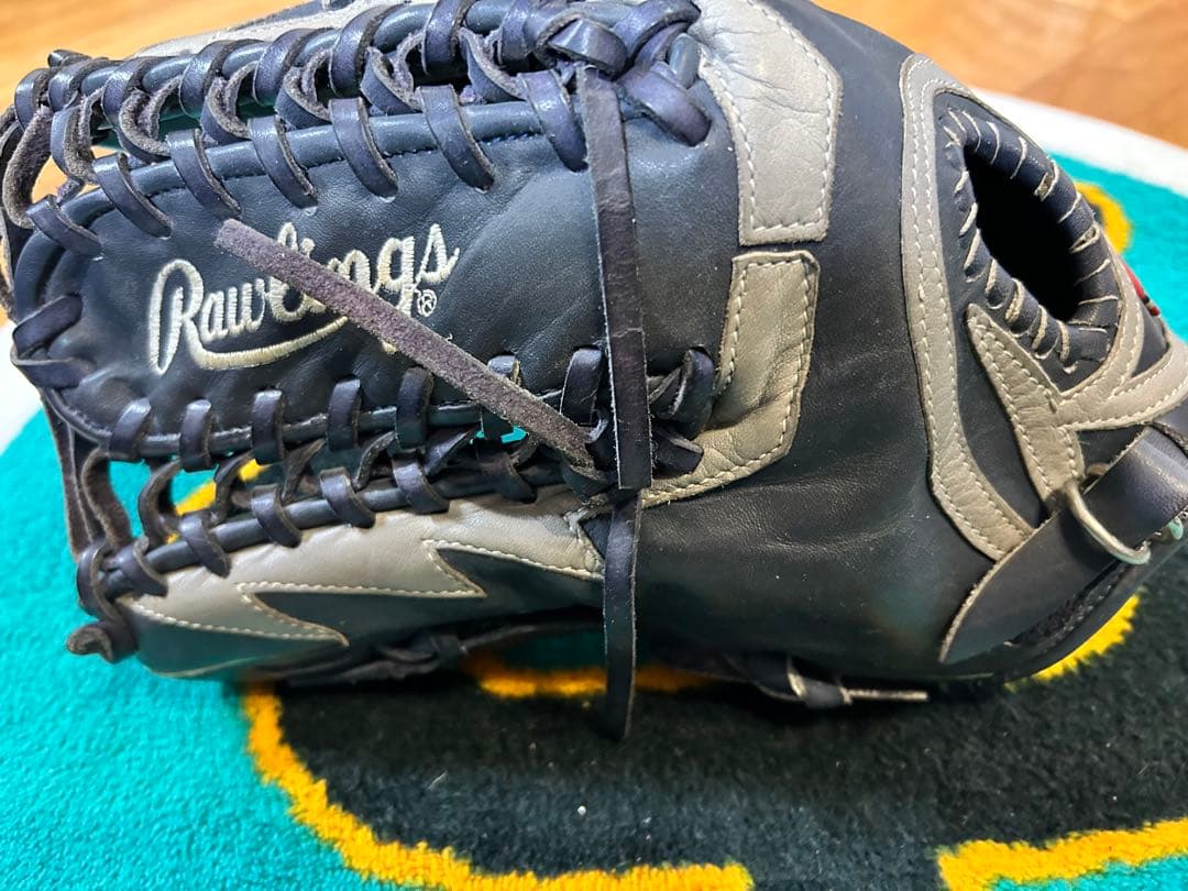 Rawlings 軟式グローブ 黒/グレー