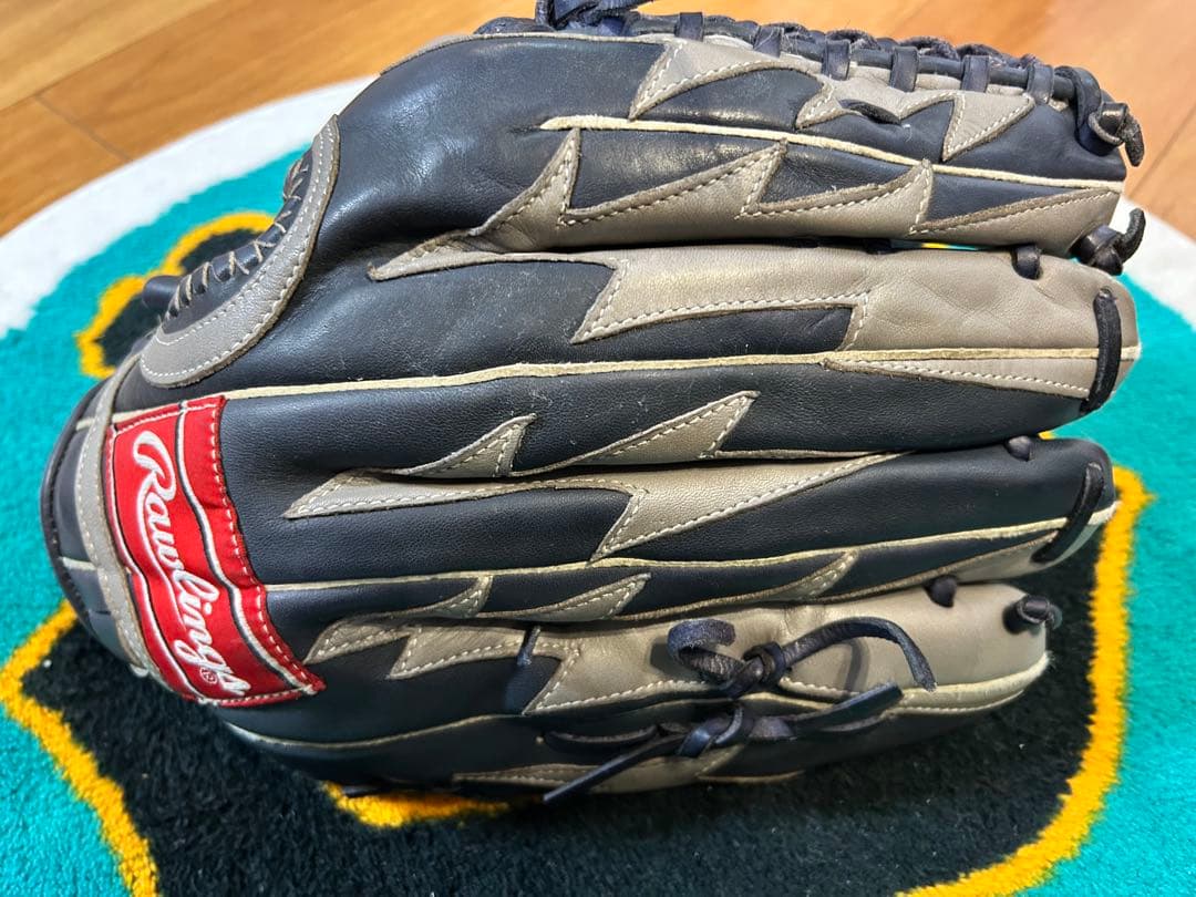 Rawlings 軟式グローブ 黒/グレー
