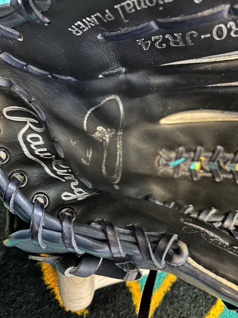 Rawlings 軟式グローブ 黒/グレー