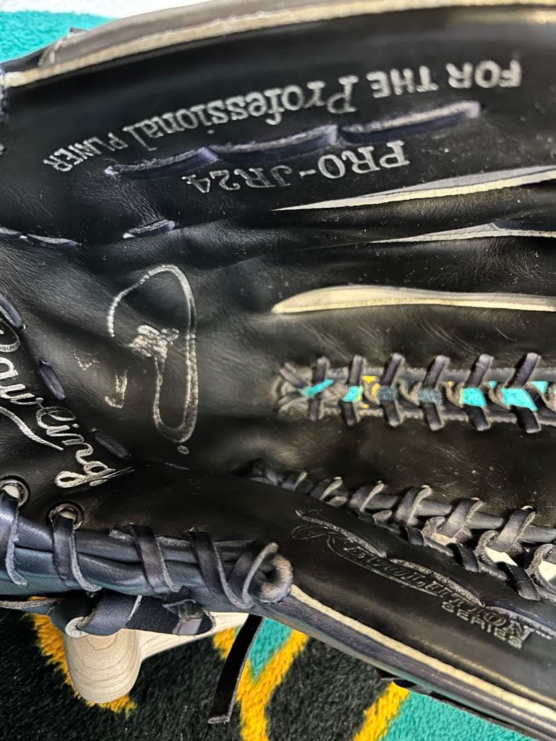 Rawlings 軟式グローブ 黒/グレー