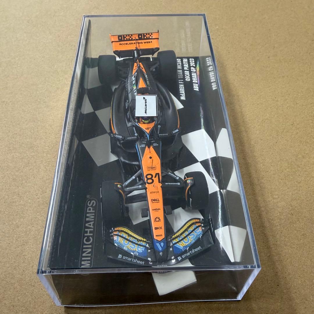 ミニチャンプス 1/43 マクラーレンMCL60 ピアストリ 2023アブダビ