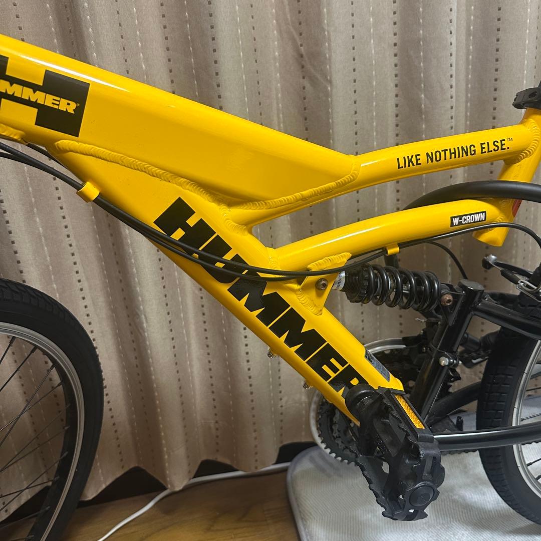 【美品】HUMMER マウンテンバイク 26インチ イエロー