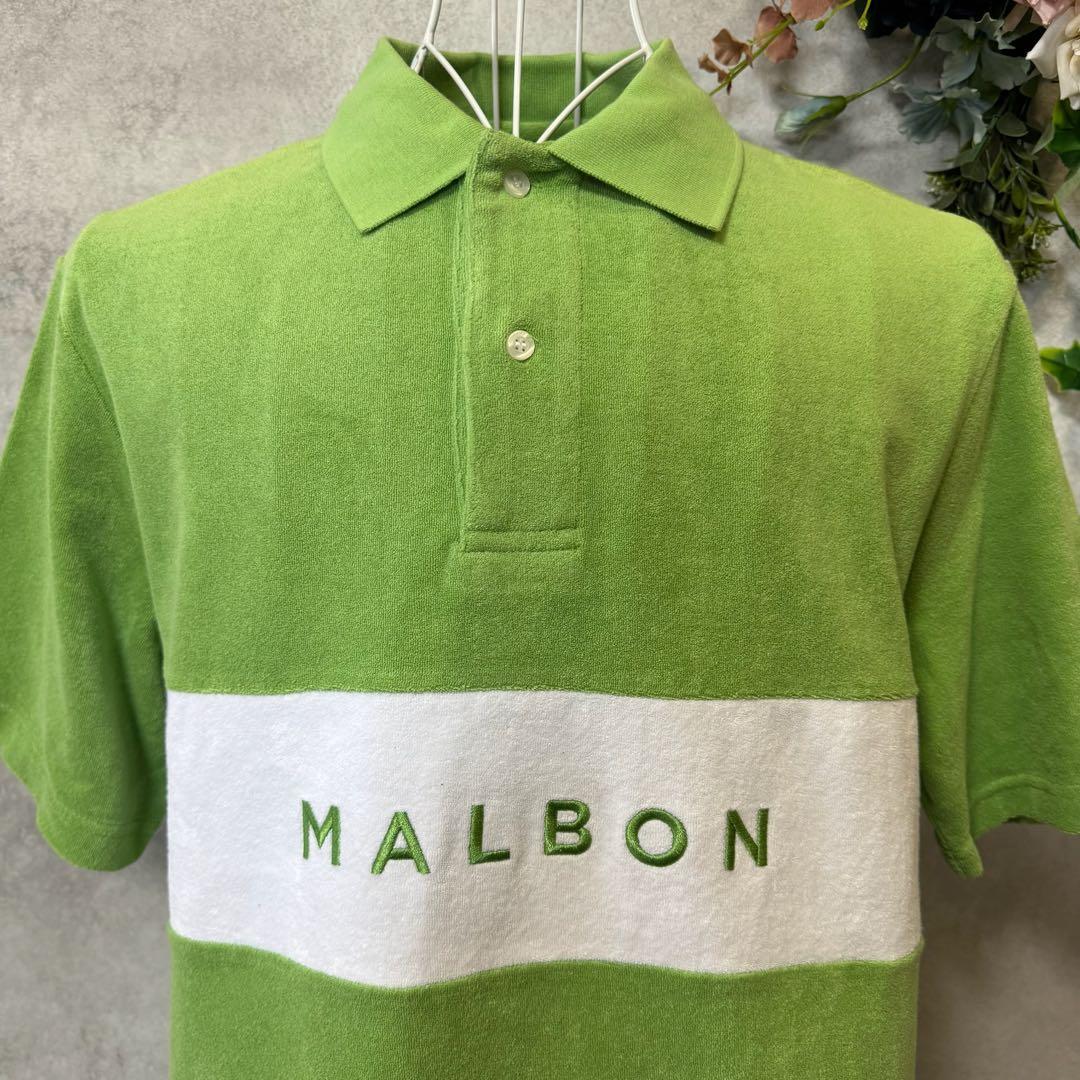 マルボン MALBON ポロシャツ 半袖 コットン ゴルフウェア