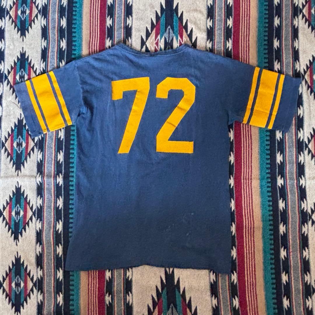 70s Champion フットボールT バータグVintage USA製