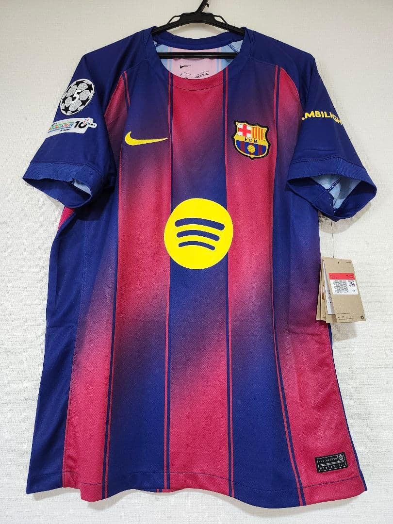 ヤマル バルセロナ サッカー ユニフォーム 正規品 NIKE CLパッチ