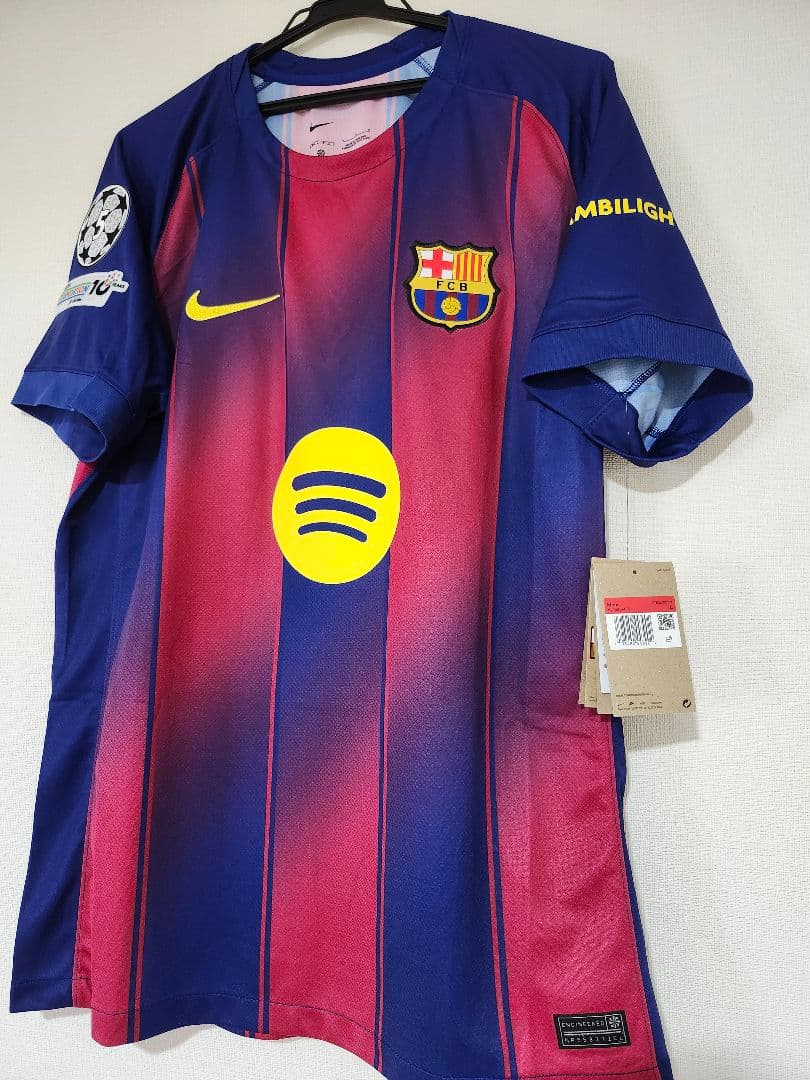 ヤマル バルセロナ サッカー ユニフォーム 正規品 NIKE CLパッチ