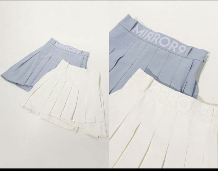 ★美品★MIRROR9 　GOLF　プリーツスカート　サイズ　M