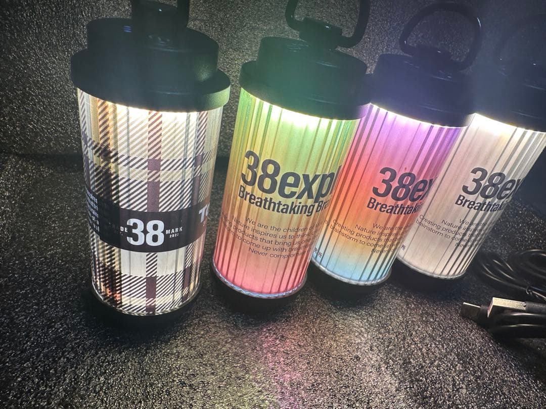キャンプ　LEDランタン　38explore 38灯　 MIYABI 4個
