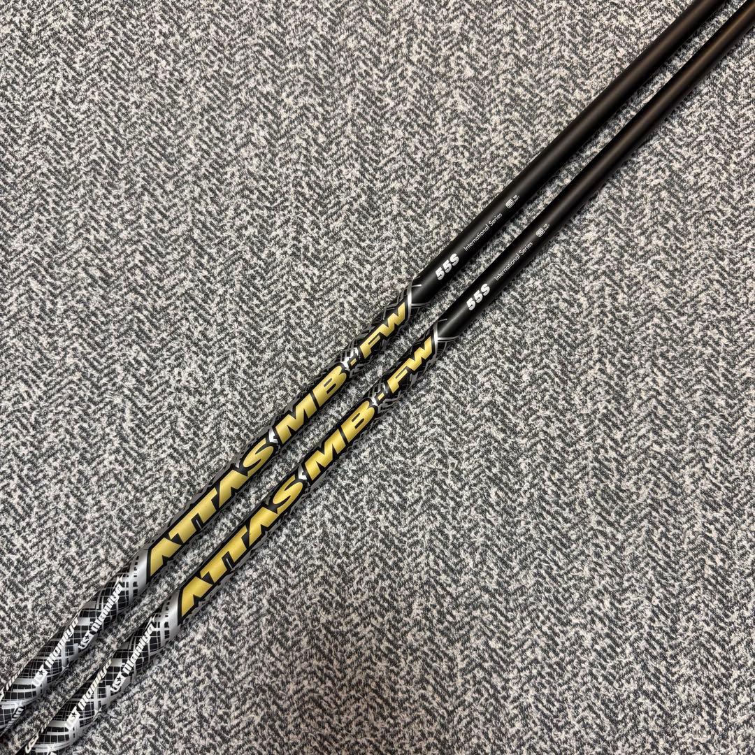 ATTAS MB FW 55S 3W PINGスリーブ付きシャフト
