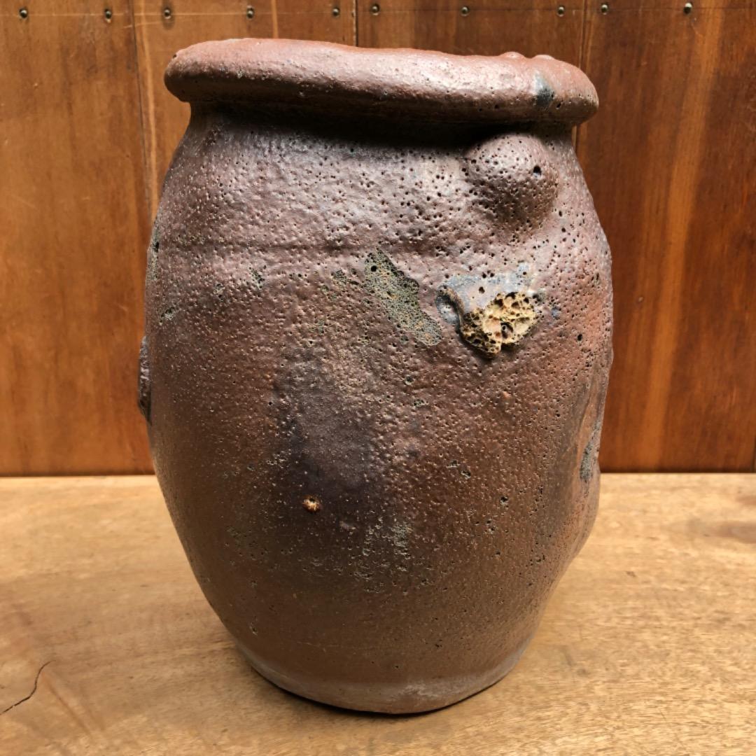 古蛸壺　陶器　アンティーク　花器　古美術　植木鉢