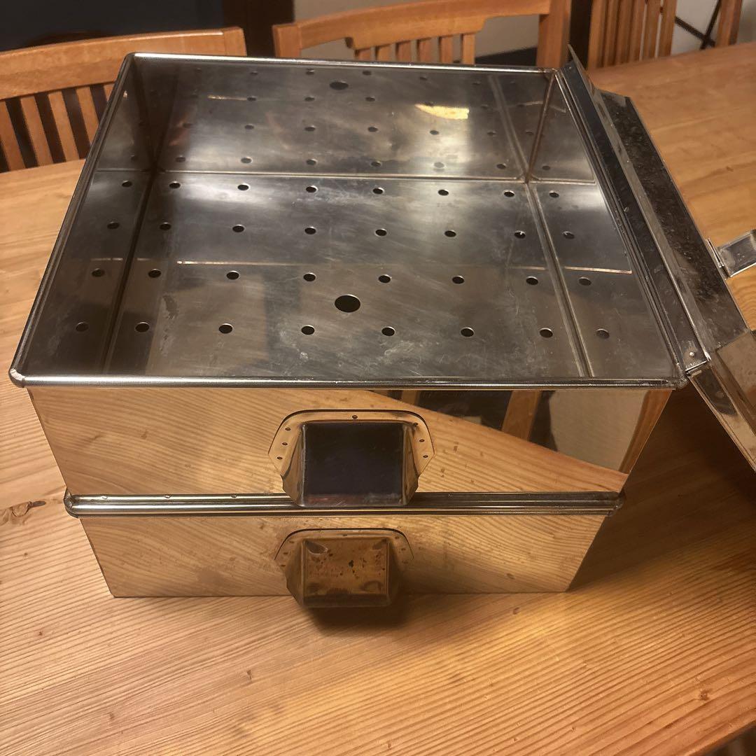 業務用角蒸器　　蒸し器ステンレス　37.5センチ