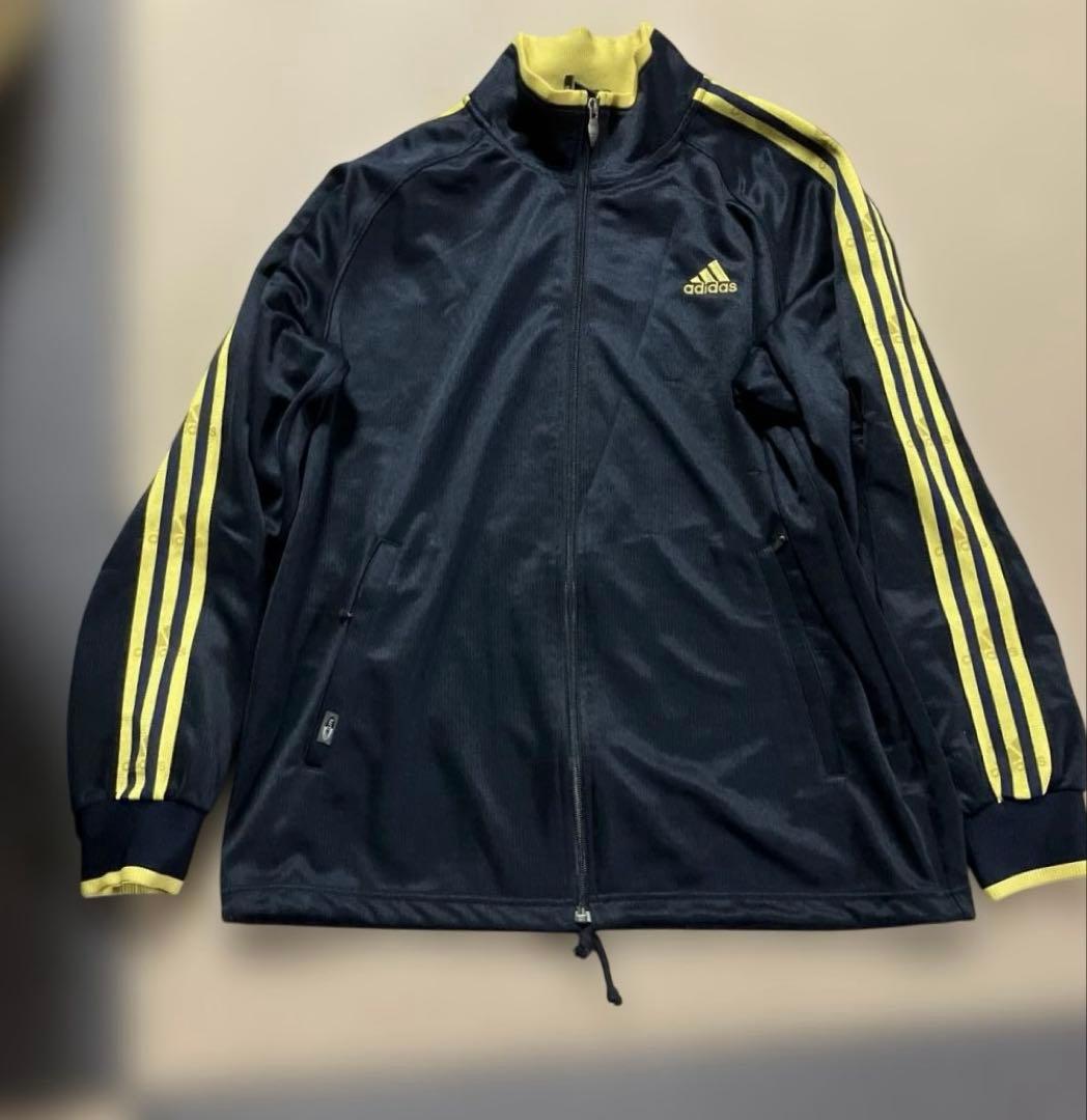 adidas セットアップ トラックジャケット紺黄　S 別売り可能
