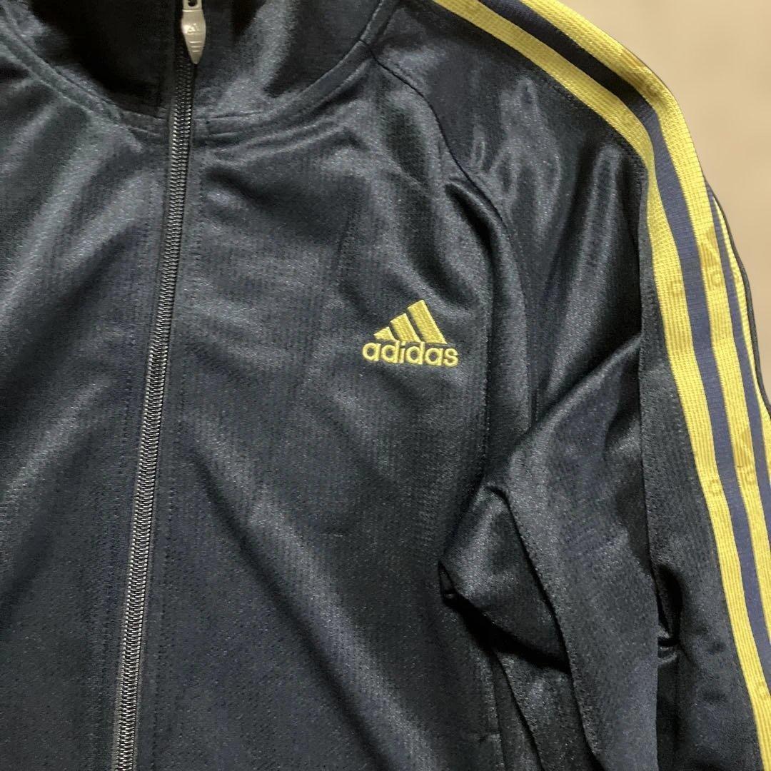 adidas セットアップ トラックジャケット紺黄　S 別売り可能