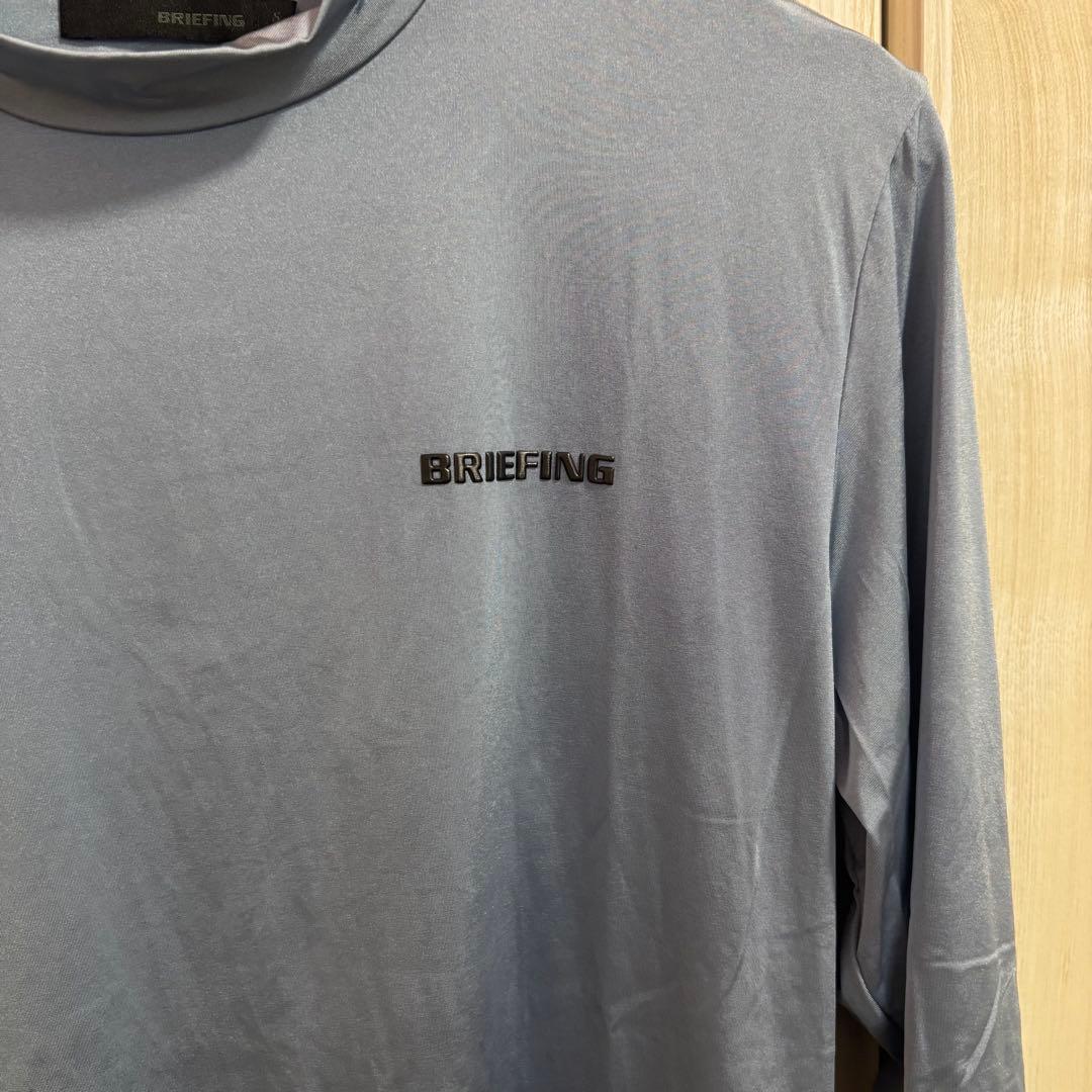 BRIEFING GOLF モックネックシャツ　メンズS