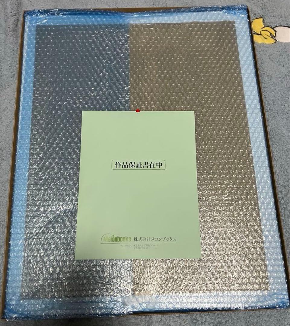 柊裕一先生 直筆サイン入り A3複製原画『神崎桜花 蒼い花の水着』 未開封品