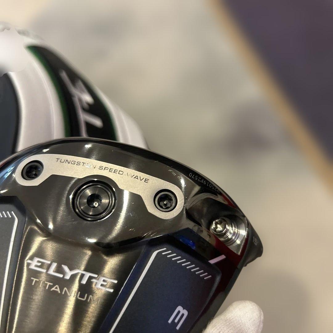 最高の飛距離！高性能！ELYTE TITANIUM 3w ヘッド、ヘッドカバー